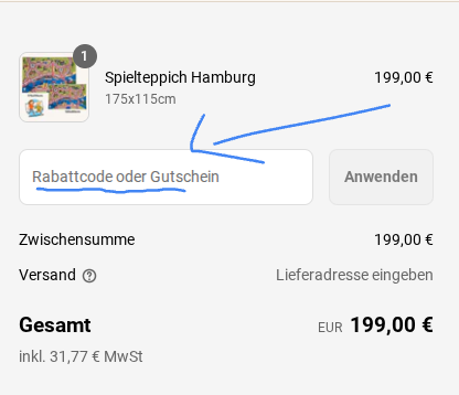 Rabattcode bei Spielwende einlösen